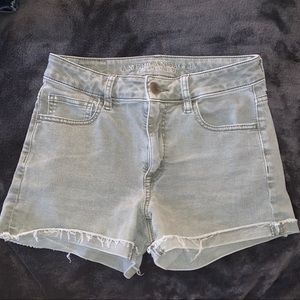AEO high rise shorts